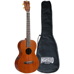 Mahalo MJ4 Electro-Akustické Barytonové ukulele Trans Brown
